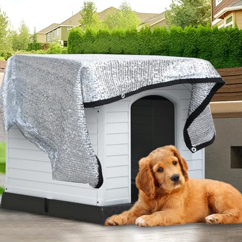 Shade Cloth-80% Aluminum Sunblock Neting,Durable Mesh Tarp with Grommets,Shade Cloth for Garden,Car, Outdoor Pergola,Greenhouse,Chicken Coop and Dog Kennel(Silver) - size: 3×6.5FT