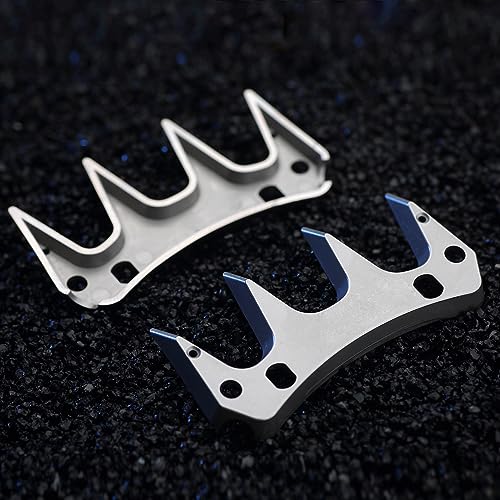 Sheep Shears Replacement Blades PRO Universal Blade for All Major Brands Oster GDJOB TAKEKIT BEETRO Dragro Lister Heiniger Sheep Clippers for Sheep Alpacas Goats (3 pcs 4 Point) - color: 3 Pcs 4 Point