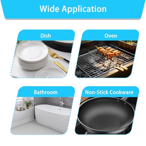 8 Packs Dish Wand Sponge Refills Compatible with Scrub Daddy - Replacement Heads, Dish Scrubber Brush for Cleaning Stuck-on Food, Sponge Replacement Heads for Kitchen Cleaning, (Only Refills)