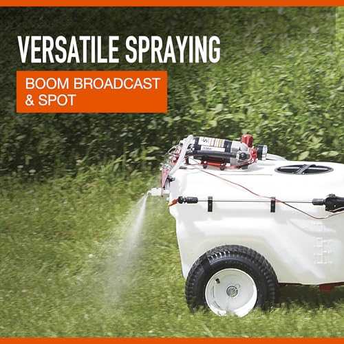 NorthStar 21-Gallon Tow-Behind Boom/Spot Sprayer, 2.2 GPM, 12V, 70 PSI | NSQ on-demand pump, Spring-loaded breakaway boom, Wide-area coverage, Targeted spot application, ATV/lawn tractor towing - size: 21 Gallon