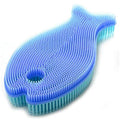 Norpro Fish Silicone Dish Brush - color: Blue (Fish)