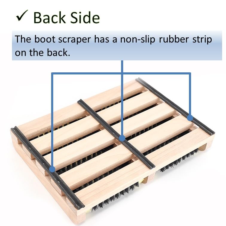 Boot Scraper - Outdoor Shoe Scrubber Cleaner Brush Clean Polish Cleaner Brushing Machine