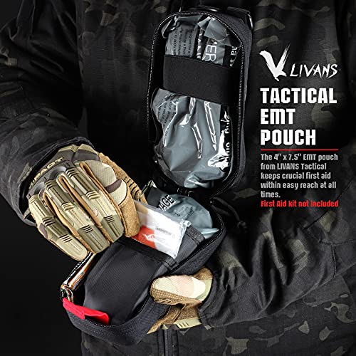 LIVANS IFAK Pouch, First Aid Medical Pouch for Emergency & Trauma Kits - color: Black New