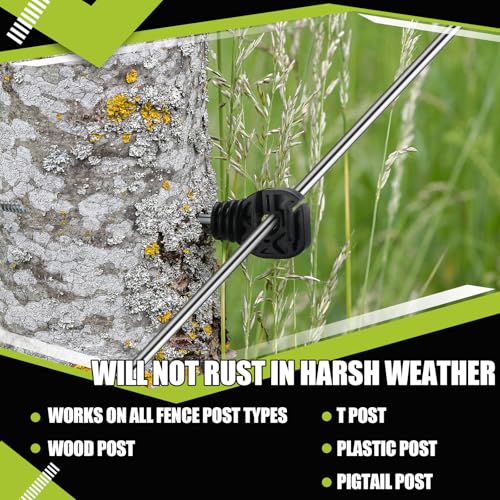 Blulu 14 Gauge Aluminum Electric Fence Wire 1640 ft for Garden Electric Chicken Craft Wire Fence Aluminum Magnesium Alloy High Conductivity and Longevity - size: 14 Gauge 1640ft