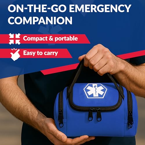 Dixigear Empty First Responder II Bag 10.5" x 5" x 8" - Blue - color: Blue