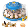 Incubators for Hatching Eggs, 18 Egg Incubator with Automatic Egg Turning and Humidity Control, 360° View Incubadora De Huevos De Gallina, Egg Candler, Incubator for Chicken Eggs, Ducks, Goose, Quail