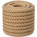 Twisted Manila Rope (1.5 Inch x 200 Feet) Natural Jute Rope Thick Hemp Ropes for Docks, Nautical, Railings, Swing, Decorating - size: 1.5 in x 200 ft
