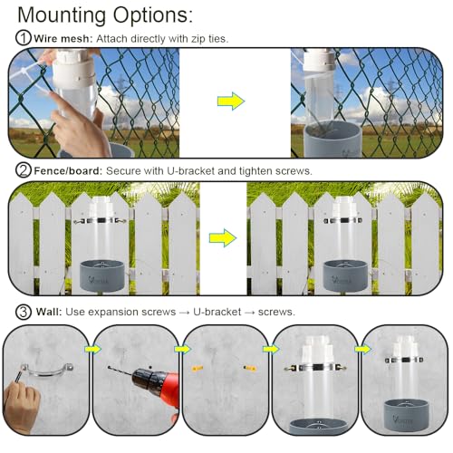 Kalekey 2 Pack Transparent PVC Chicken Feeder, Oyster Shell and Grit Feeder Hanging Ground Chicken Coop Feeder with Hanging Hook for Hens & Chicks (Grey) - color: Gray