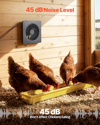 VEVOR Solar Powered Fan, 25W Solar Panel with 220 CFM Airflow, Adjustable Panel Angle, 2030 RPM High-Speed, Flexible Install, Fast Air Exchange for Greenhouse, Grow Tents, Chicken Coops, Shelters - size: 9.8" Fan×1 -25W