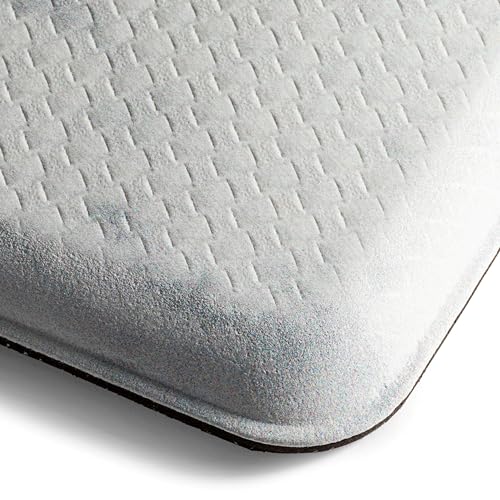 Cozy Living Anti-Fatigue Kitchen Mat, Buffalo Check 17.5"x55" - color: Buffalo Grey/Black, size: 18"L x 18"W x 0.5"Th