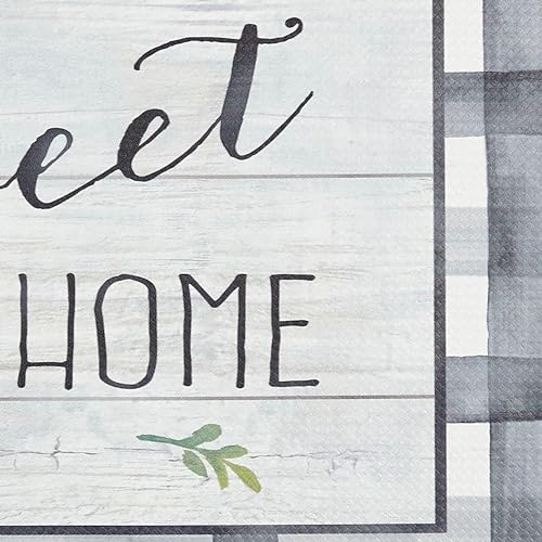 Home Dynamix SoHome Cozy Living Shiplap Anti-Fatigue Kitchen Mat, Home Sweet Home, 17.5"x30" - color: Grey/Green, size: 18"L x 18"W x 0.5"Th