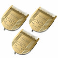 [3 Pack] 5-in-1 Replacement Clipper Blade, Detachable & Adjustable Dog Grooming Blade Compatible with Wahl Arco, Bravura, Chromado, Creativa, Figura, Motion & SuperGroom (Gold) - color: Gold, size: 3 Pack