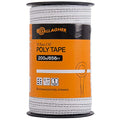 Gallagher Electric Fence Poly Tape | Ultra White 656 Ft Roll | 5 Stainless Steel Rust Resistant Strands | Suitable for Portable & Semi Permanent Electric Fences | UV Resistant 1/2" Diameter Poly Tape