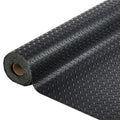 4 x 6 FT Garage Floor Mat, 2.8mm Thickened Flooring Roll Diamond Plate PVC Rubber Trailer Mat, Non-Slip Floor Protector Mat for Garage, Warehouse, Gyms, Trailer, SUV