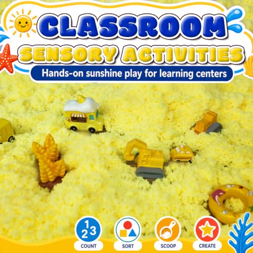 Yellow Latex Sunshine Sensory Bin, Lemon Theme Bee Hive Bright Sensory Play for Happy Mood, Summer Energy Learning Toy for Kids Ages 3+ - color: yellow