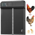 Automatic Chicken Coop Door Battery Powered - Aluminum Chicken Coop Door with Timer Anti-Pinch Sensor LCD Screen - Waterproof Chicken Door for Hens, Ducks, Geese Poultry (Large)