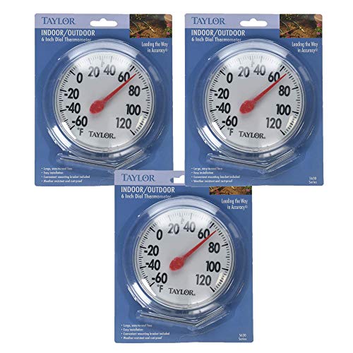 Taylor Precision 5630 6" Dial Thermometer (Pack of 3)