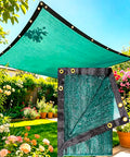 70% Green Shade Cloth 6ft x 8ft Sun Shade Netting with Grommets | Breathable UV Block Balanced Shade for Garden, Plants Cover Patio, Pergola, Chicken Coop, Kennel, Vegetables, Greenhouse - size: 70%-6 FT x 8 FT