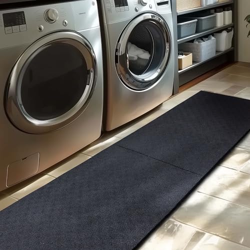 Mohawk Home Heavy Duty Rubber Stall Mat - Gym Floor- Under Dog Crate - All Purpose Utility 2'x3' - 1/2" Thick - Solid Texture - size: 2' x 3' (Rectangular)