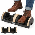 2026 Upgrade Boot Scrubber Cleaner, Heavy Duty Shoe Brush with Sturdy Steel Frame & Extra Long Dense Bristles, Efficient Mud Remover for Porch, Farm, RV