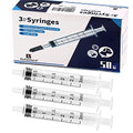 50 Pack 3ml Plastic Syringes with Caps for Science Labs, Liquid Measuring, Watering, Refilling, Oral,Pet - size: 3ml-50Pack