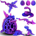 5pcs，12" 3D Printed Dragon Eggs,Dinosaur Egg,Crystal Dragon Toys,Snake Eggs, T Rex，Animals,Fidget Toy,Desk Executive Toy，Easter Eggs Basket Stuffers,Toys for Boys Kids Teen 5-7 4-6 8-12 (OO-03) - color: Oo-03