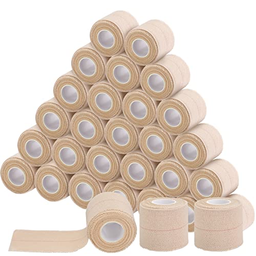 Elastic Tape Bandage Self Adhesive Wrap, 2 Inch x 5 Yard | Athletic Elastic Flexible Stretch Bandages Bulk for Sports Support Animal Pets