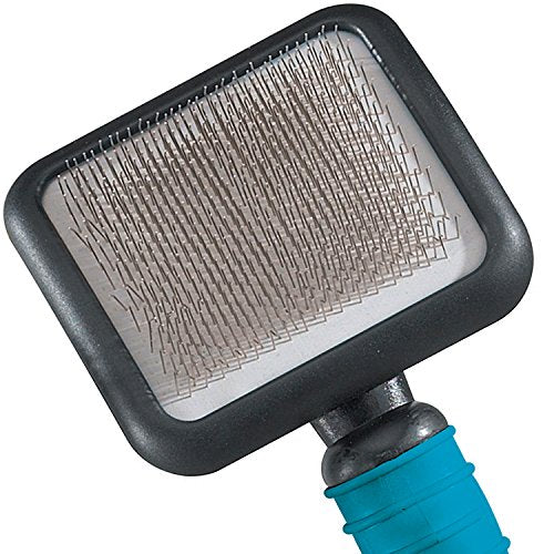 Master Grooming Tools Ergonomic Slicker Brushes — Molded Brushes for Grooming Dogs - Large, 4" x 3½" - size: Large