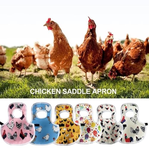 Washable Rooster Claw Protector Hen Apron Jacket for Feather Growth Poultry Saddle Outdoor Chicken Wing Back Protector(Style 2) - style: Style 2