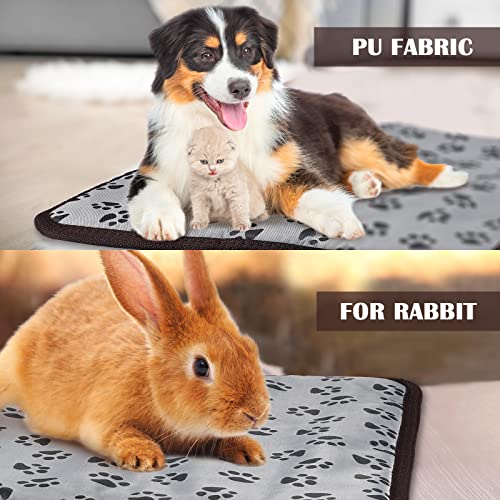 20W Heating Pad Chicken Coop Rabbit Cat Dog 110V Chew Resistant | Adjustable Temp Control, Waterproof Outdoor Use, Guinea Pig Warmer, Heated Blanket with Durable Chew Resistant Cord