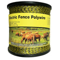 Electric Fence Polywire, 3366Ft/1026M, 1/8" Dia, Portable Wire | Upgraded polywire,Built with 6 stainless steel strands ,easy to roll up and carry for farm livestock fencing - size: 3366Ft/1026M