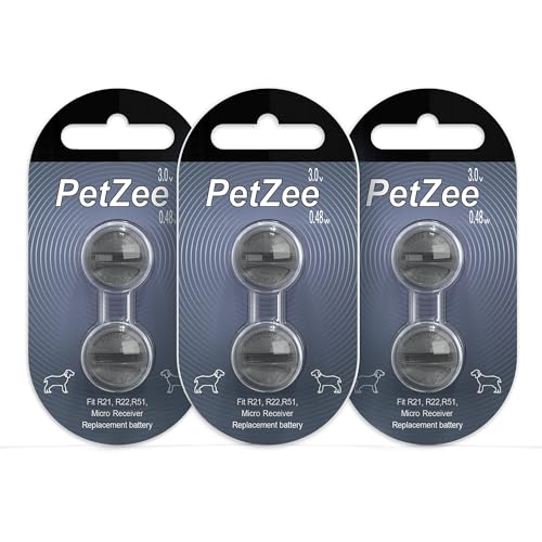 Compatible with Invisible Fence, For R21, R22, R51, Micro Collar, Gray, 6P
