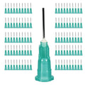 100pcs 21G blunt tip glue dispensing nozzles Blunt-nosed needle glue applicator, used for applying industrial liquids, adhesives, inks, perfumes, lip glosses.0.5 inches - size: 21G 100pcs