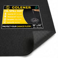 GOLENER Oil Spill Mat - 36”x60” Garage Floor Mat for Under Car, Absorbent Oil Mat, Rubber Floor Mats, Waterproof, Contain Liquid, Protect Garage Surface from Spills, Reusable, Washable, Durable, Black - size: 3' x 5' (Rectangular)
