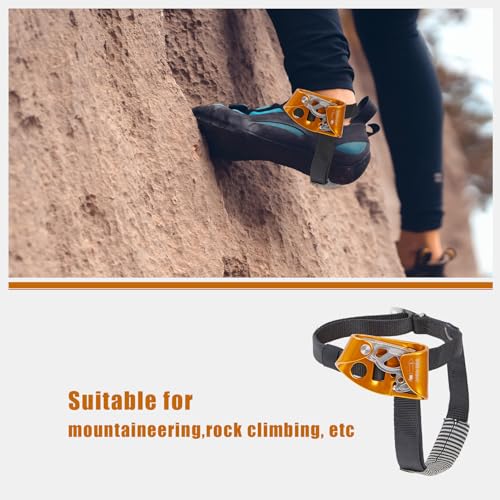 SOB Quick Step Foot Ascender,Outdoor Rock Climbing Tree Arborist, Mountaineering Equipment Climbing Rappelling Device for 8-13mm Rope