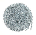 #14 x 15-FT Zinc-Plated Steel Jack Chain – Weldless Twist Chain for Hanging, Light Duty, Durable Finish