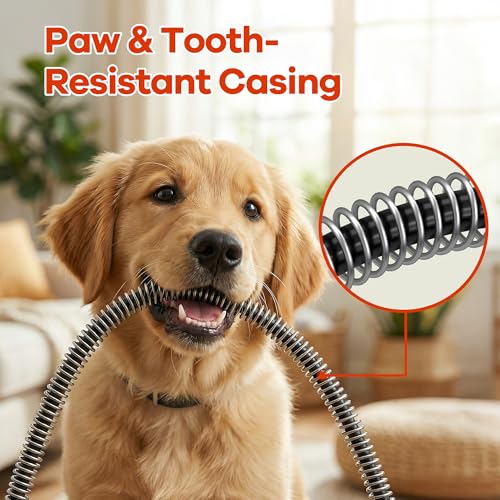 Dog House Heater with Thermostat, Outdoor Pet Heater with Anti-Bite Cord, Chicken Coop Heater, Wall-Mounted Heater for Dog House Outdoor, Suitable for Dogs Cats Chickens Hamsters