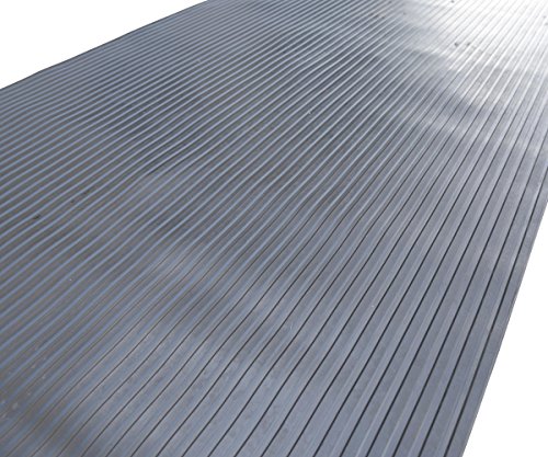 BDK GMT330 Black 8' x 4' Flex Tough Garage Floor Mat Thick Heavy Duty Rubber Protector for Garage, Shop, Parking, Patio, Entrance Indoor/Outdoor Rubber Floor Mat