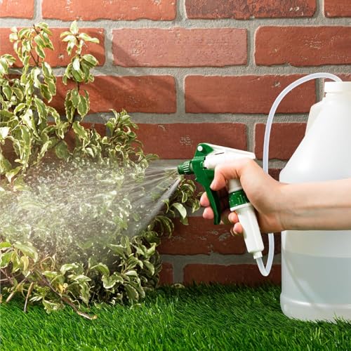 Heavy Duty Remote Extended Reach Trigger Sprayer with 36" Hose Green/White, Fits Large Containers and 1 Gallon Odor Commander Refill Bottles with 38-400 Neck Size - size: 128 Ounces