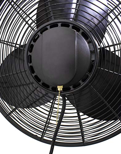Air King 9020 1/6 HP Industrial Grade Wall Mount Fan, 20-Inch,Black - style: Mount Fan