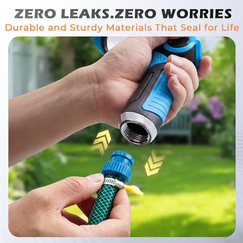 Garden Hose Nozzle High Pressure Leak Proof Spray Water Hose Nozzle Sprayer