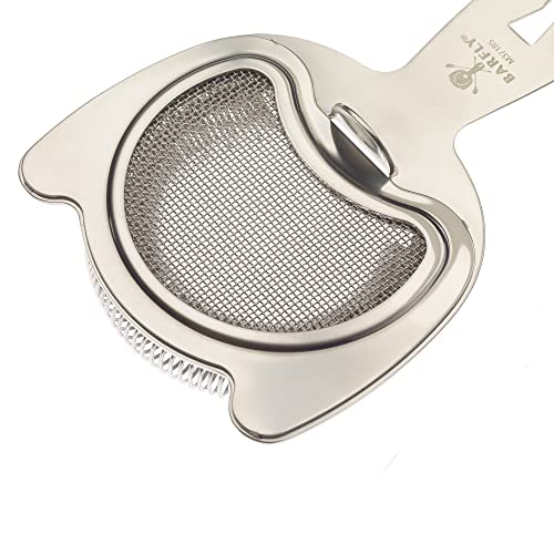 Barfly Fine Mesh Spring Strainer, Stainless Steel - color: Stainless Steel