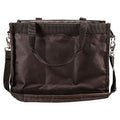 Dura-Tech 6 Square Grooming Tote | 600D Poly Fabric | 6 PVC Divided Pockets | Easy Carry with Adjustable Strap