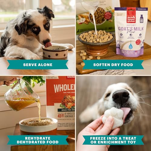 The Honest Kitchen Human Grade Instant Goat's Milk with Probiotics for Dogs and Cats, 5.2 Ounces - size: 5.2 Ounce (Pack of 1)