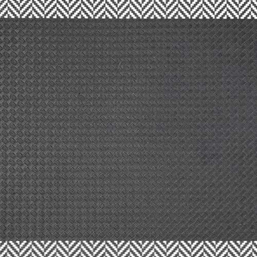 Chef Gear Hettie Anti Fatigue Cushioned Kitchen Mat 18"x48" Black - color: Black, size: 48"L x 18"W x 0.3"Th