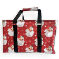 Large Collapsible Tote - color: Santa