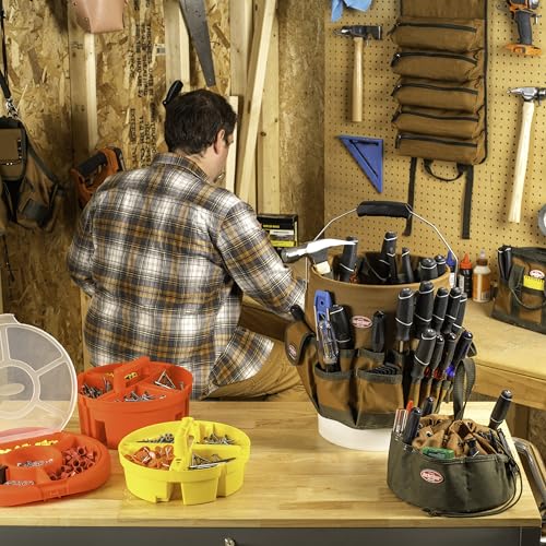 Bucket Boss The Bucketeer Bucket Tool Organizer in Brown, 10030 - size: (Pack of 1)