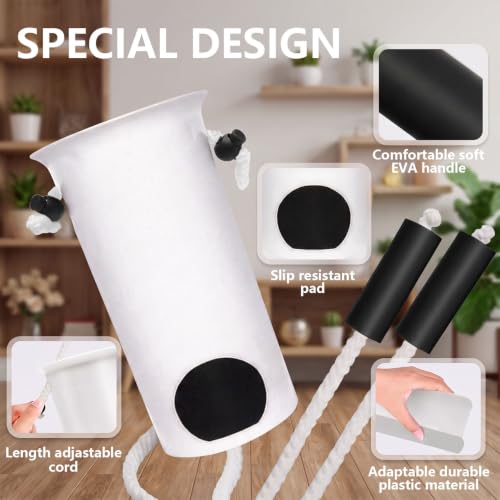 Sock Aid Kit No Bend with Retractable Shoehorn for Seniors Limited Mobility