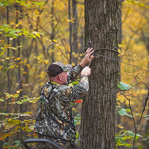 Hunter Safety System Rope Style Treestrap: 9' Hunting Safety Strap with Prussik Knot for Climbing & Treestand Security - style: 1-Pack