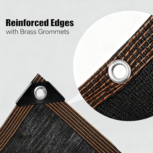 Shade Cloth - for Plants Greenhouse, 70% Sunblock Shade Sails -for Outdoor Garden Pergola Patio Lawn Sun Shade Cloths for Kennel Chicken Coop Easier to Hang Plant Shade Net Cover - size: 3'x20'
